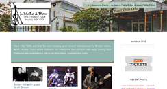 Desktop Screenshot of fiddleandbow.org